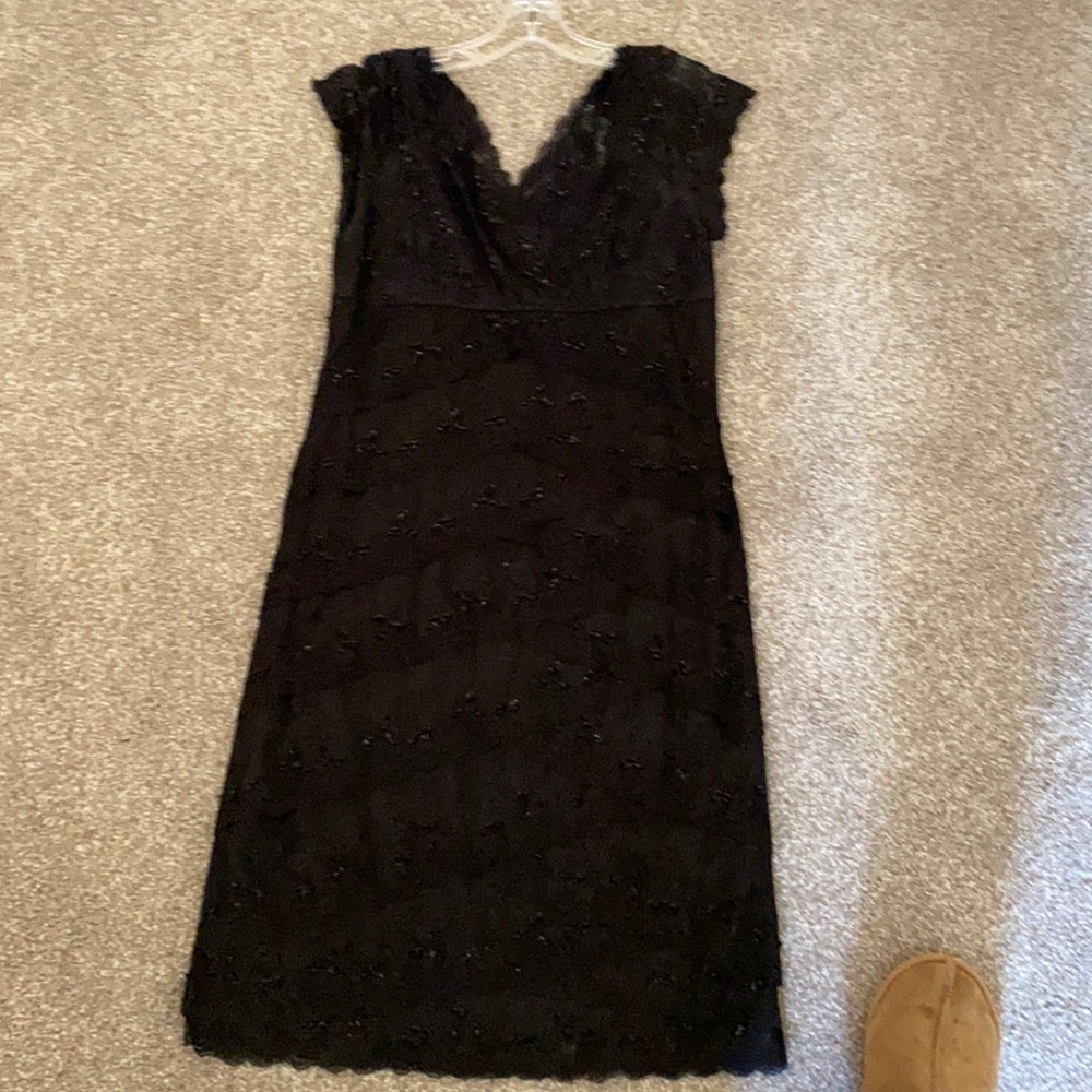 Lacey little black dress